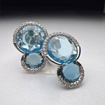 Nordic Gleam Topaz Earrings