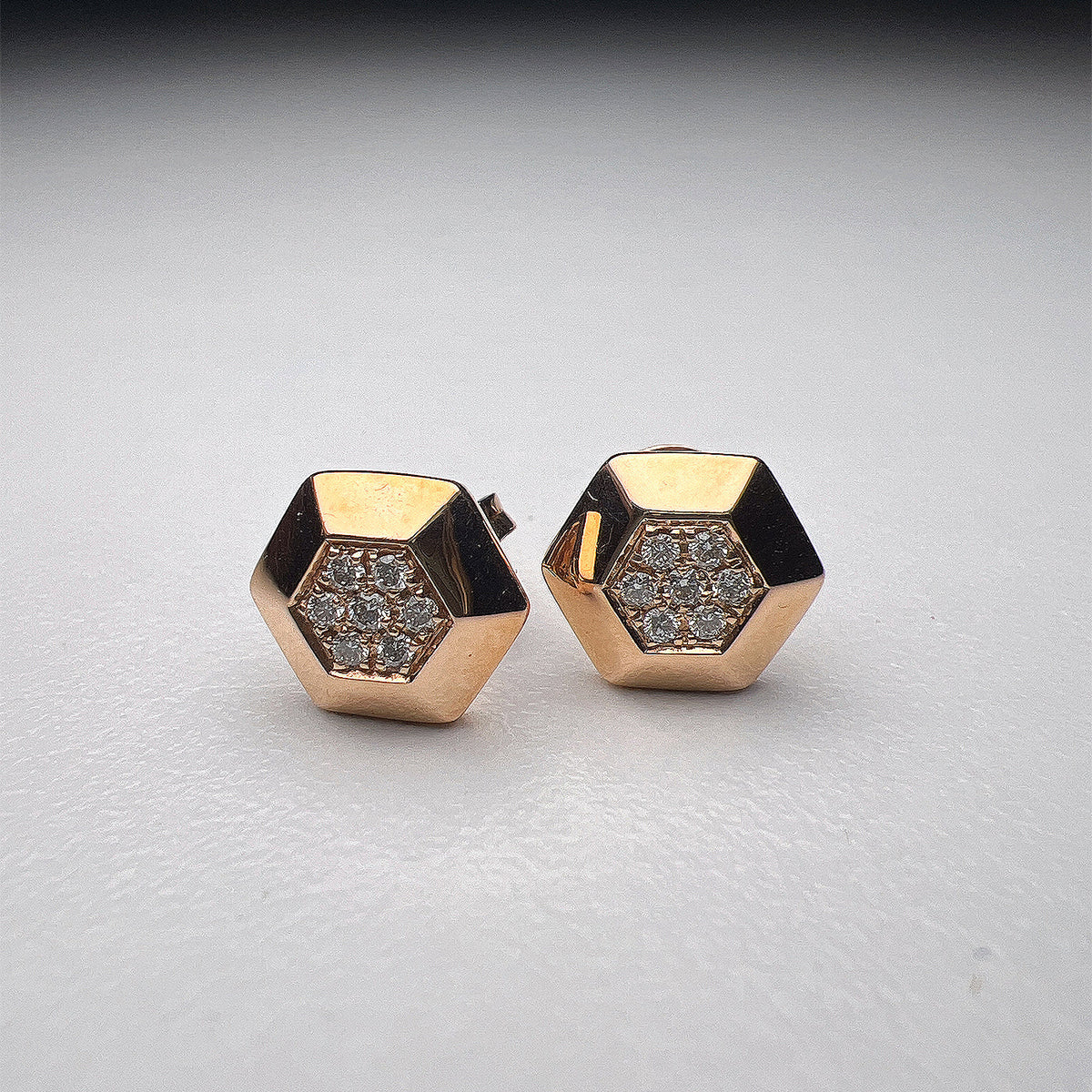 Natural Diamond 0.141 ct Earrings