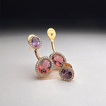 Natural Pink Tourmaline 2.13 ct Earrings