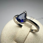 Sapphire Tear Ring
