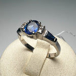 Noble Radiance Blue Sapphire Ring