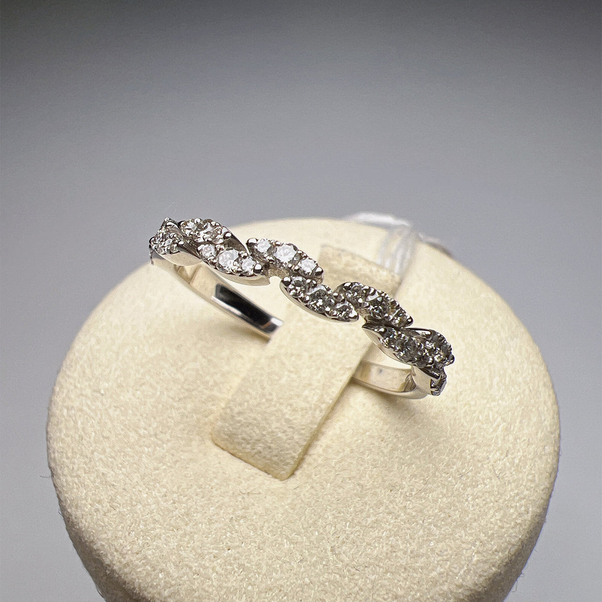 White Sparkle Diamond Ring