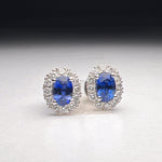 Natural Blue Sapphire 1.31 ct Earrings