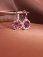 Violet Sparkle Earrings