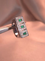 Emerald Ice Beauty Diamond Ring