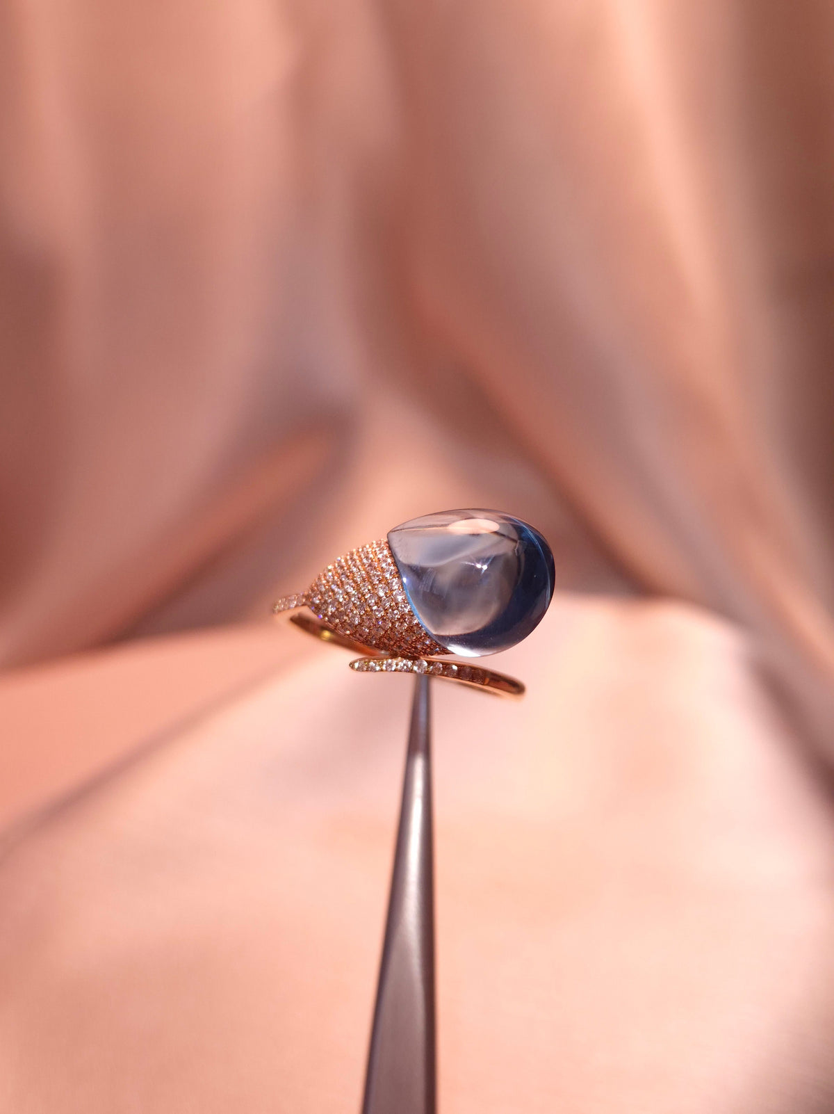 Crystal Shore Blue Topaz Ring